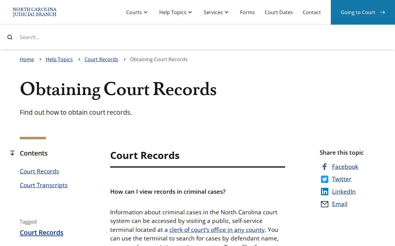 Caswell County 72-hour release court-record access instructions